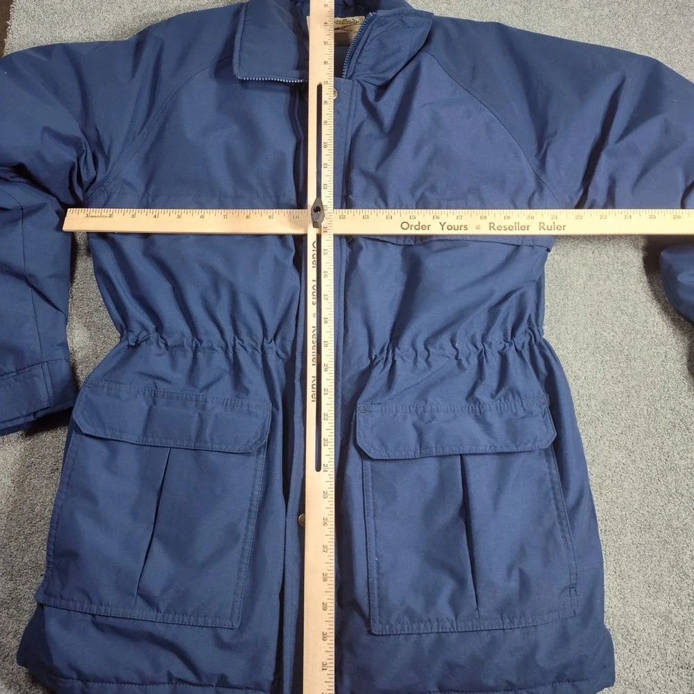 Cabelas Mens Gore Tex Medium‎ Hunting Fishing Winter Jacket Coat Blue Outdoors